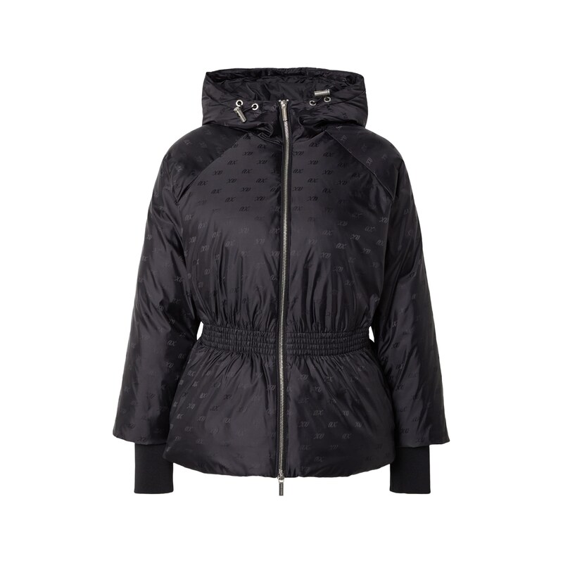 ARMANI EXCHANGE Přechodná bunda šedá / černá