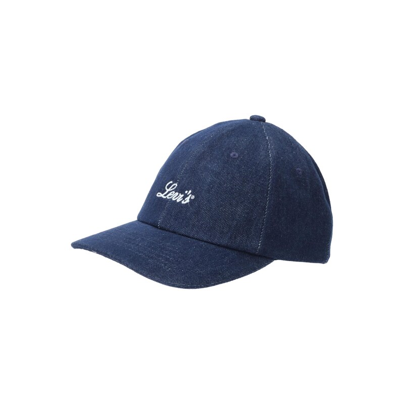 LEVIS  Čepice Alex modrá džínovina / bílá