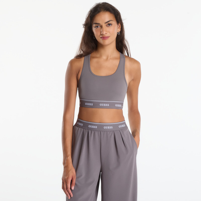 Podprsenka GUESS Alba Bralette Purple Fog XS