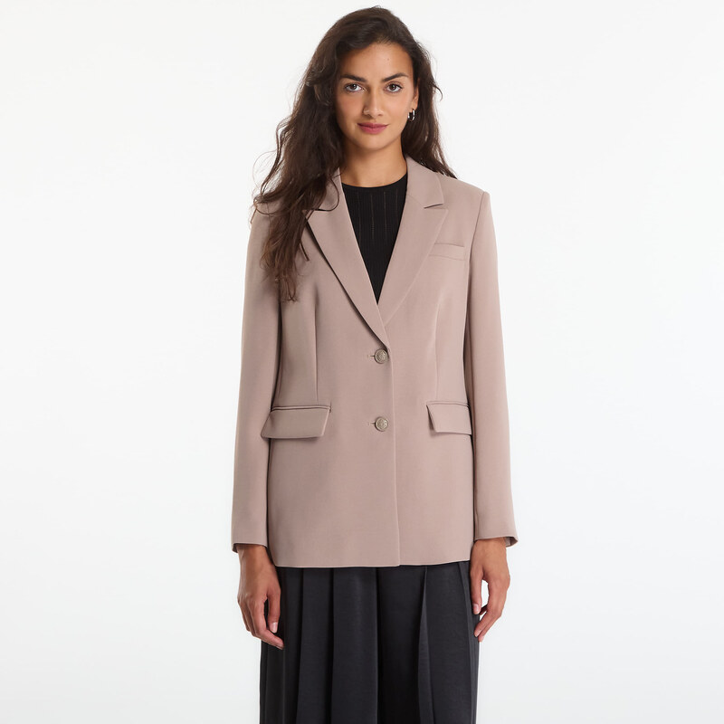 Bunda GUESS Theoline Perfect Blazer Silk Taupe XS
