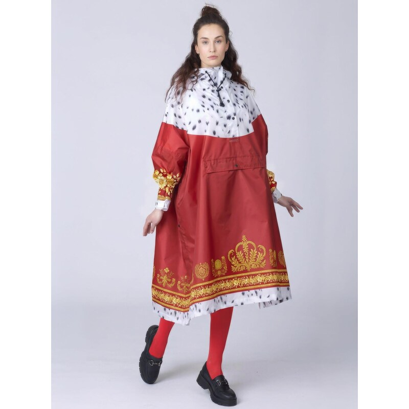 RAINQUEEN Funkční kabát červená třešeň