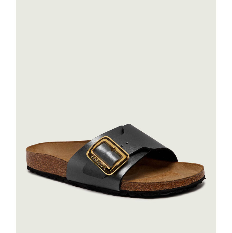 Birkenstock Pantofle Catalina Luxe Buckle | semiš | narrow fit