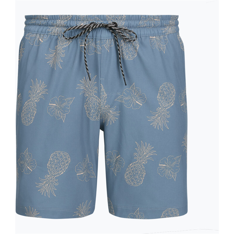Pánské koupací šortky Hurley Pineapple Volley Swim Short Blue