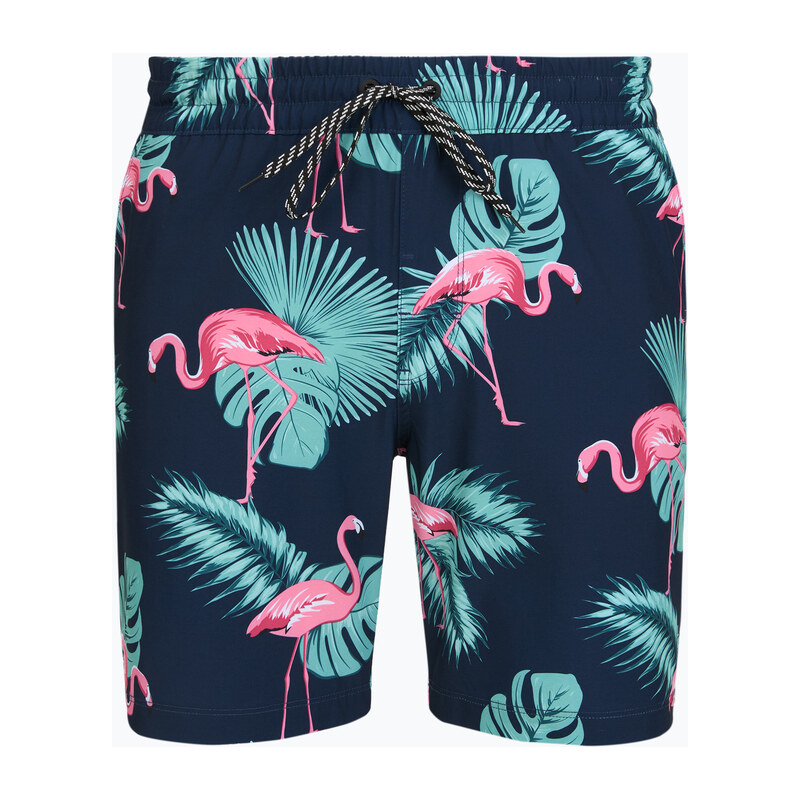 Pánské koupací šortky Hurley Flamingo Volley Swim Hort Navy