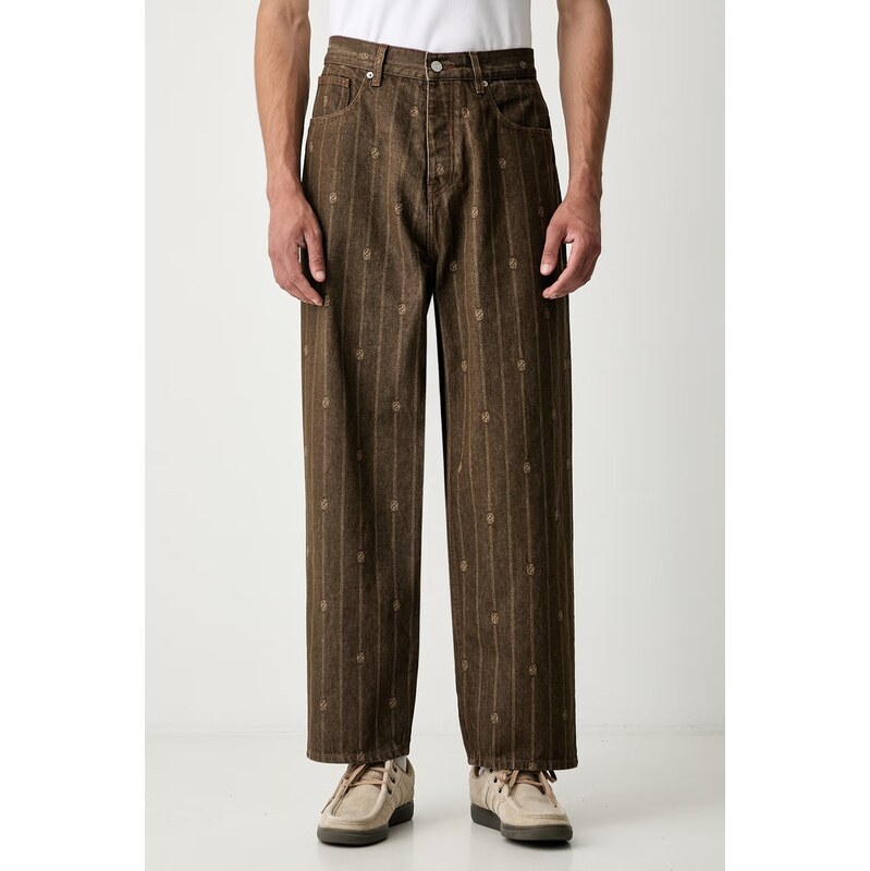 Drôle de Monsieur relaxed fit džíny pánské Monogram