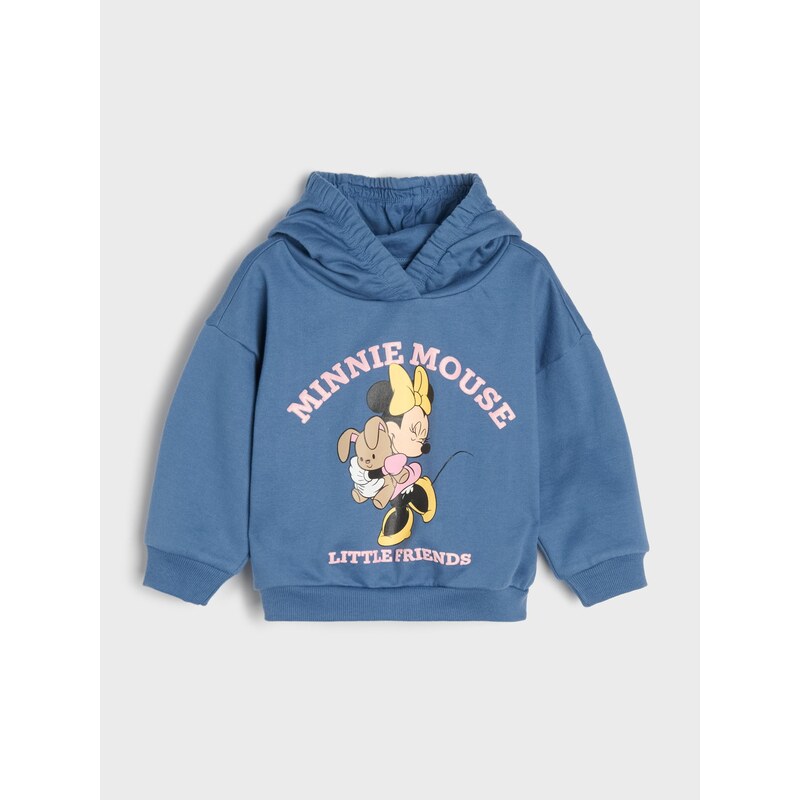 Sinsay - Mikina s potiskem Minnie Mouse - mid blue