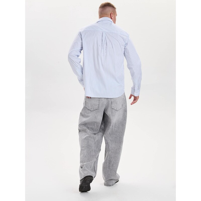 Dxnmxrk Džíny DXHarald Wide Fit Jeans Grey šedá