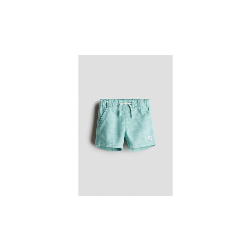 H&M - Keprové šortky - Tyrkysová