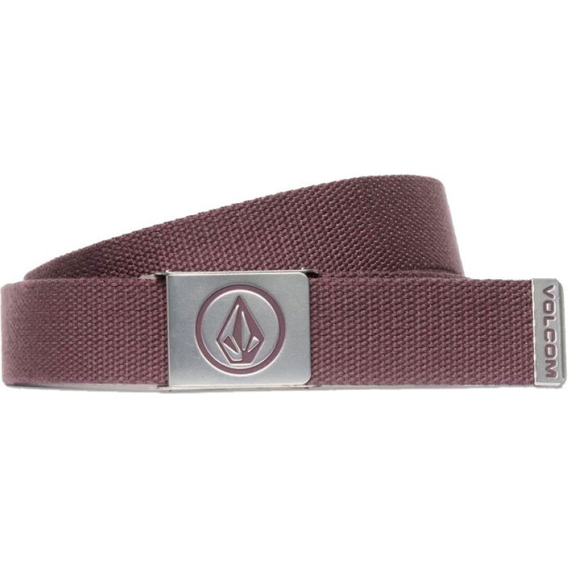 PÁSEK VOLCOM Circle Web - vínová
