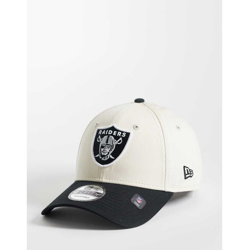 New Era Las Vegas Raiders 9forty logo cap with contrast peak in