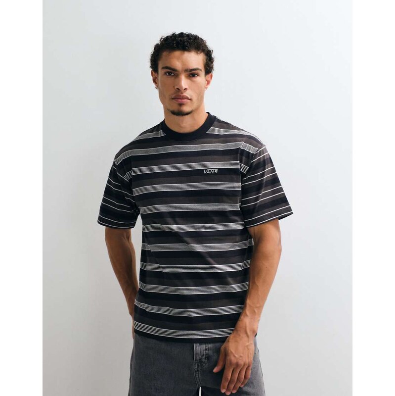 Vans Pismo knit t-shirt in black stripe