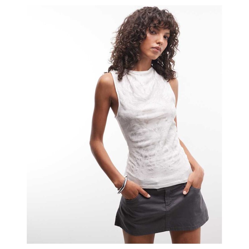 Weekday festival tank top with mystical horse graphic print in