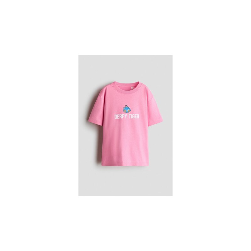 H&M - Bavlněné tričkos potiskem - Růžová/Kpop Demon Hunters