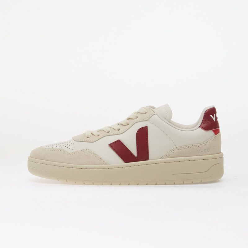 Veja V-90 O.T. White/ Marsala/ Natural