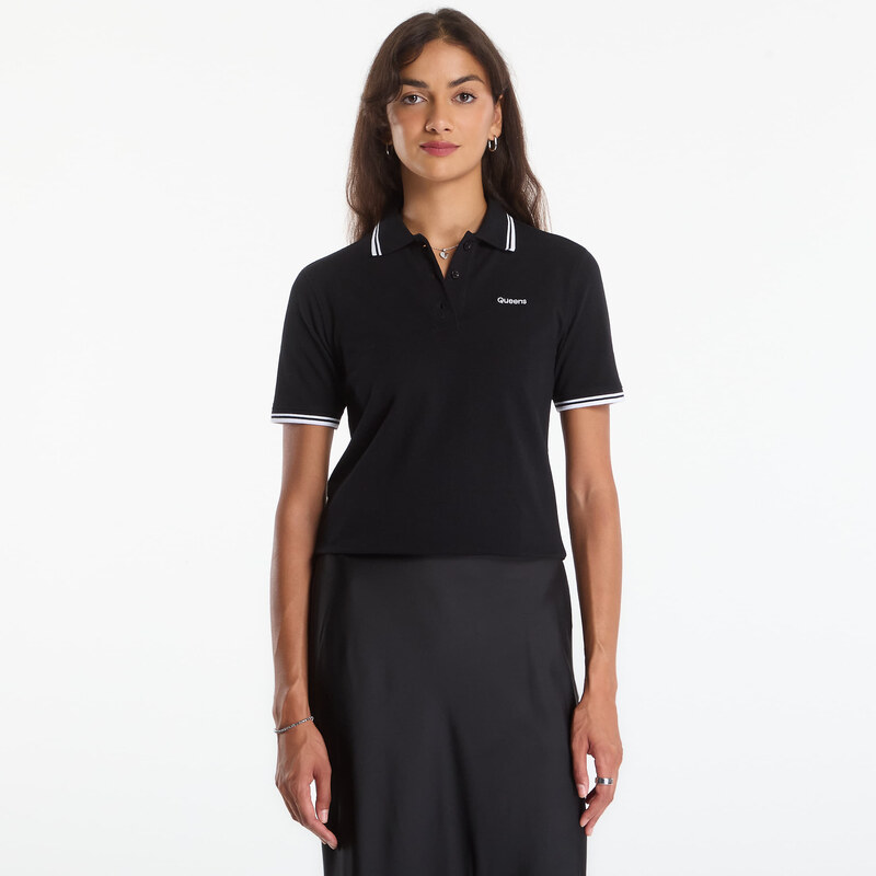 Tričko Queens Women Polo Tee Black XL