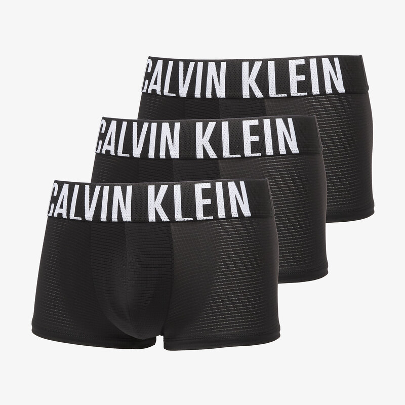 Boxerky Calvin Klein Low Rise Trunk 3-Pack Black XL