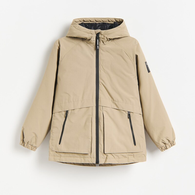 Reserved - Zateplená parka - béžová