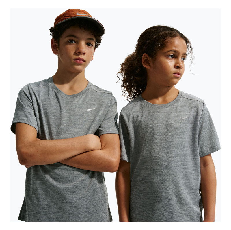 Dětské tričko Nike Miler smoke grey/heather