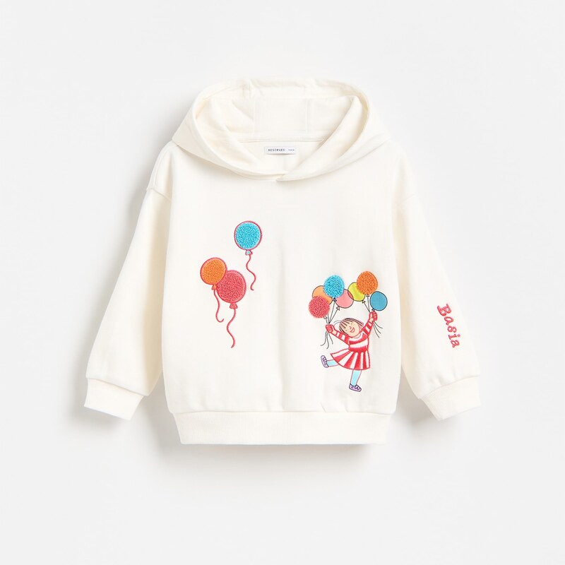 Reserved - BABIES` JOGGING TOP - krémová