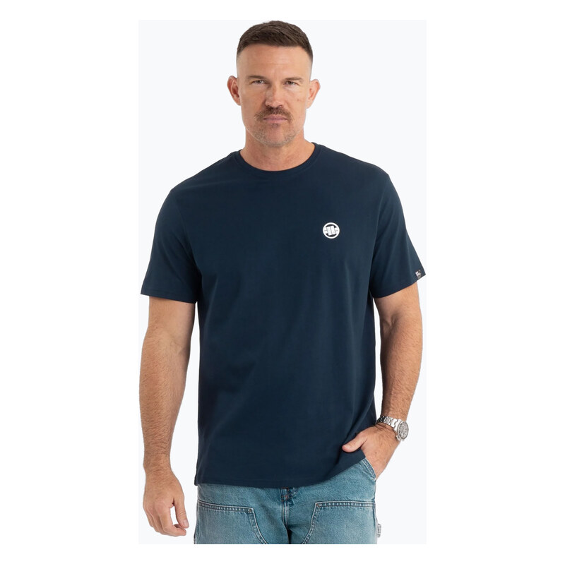 Pánské tričko na lezení Pitbull Small Logo dark navy