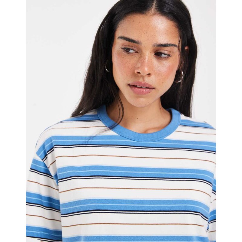 Levis vintage striped tee in blue