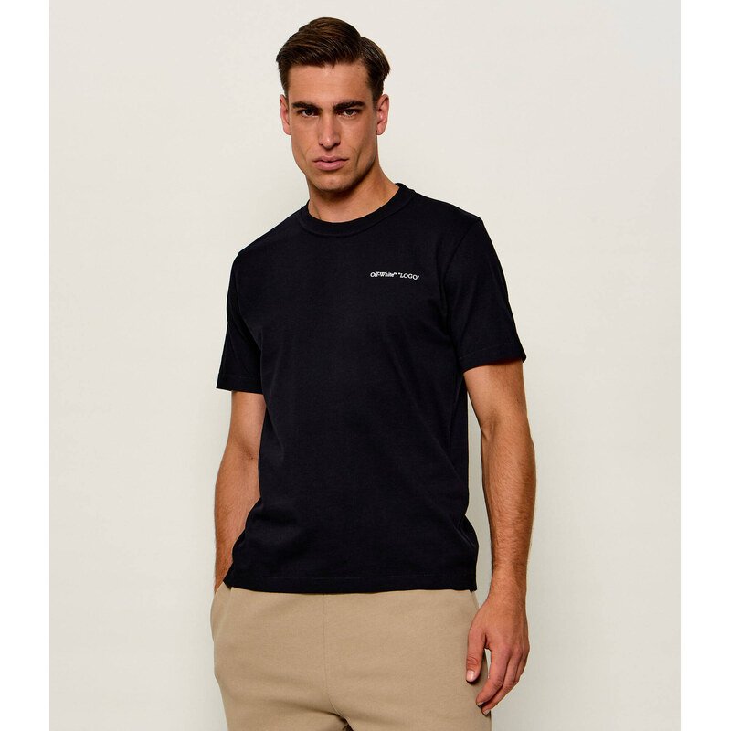 OFF-WHITE Tričko Logo Quote | regular fit