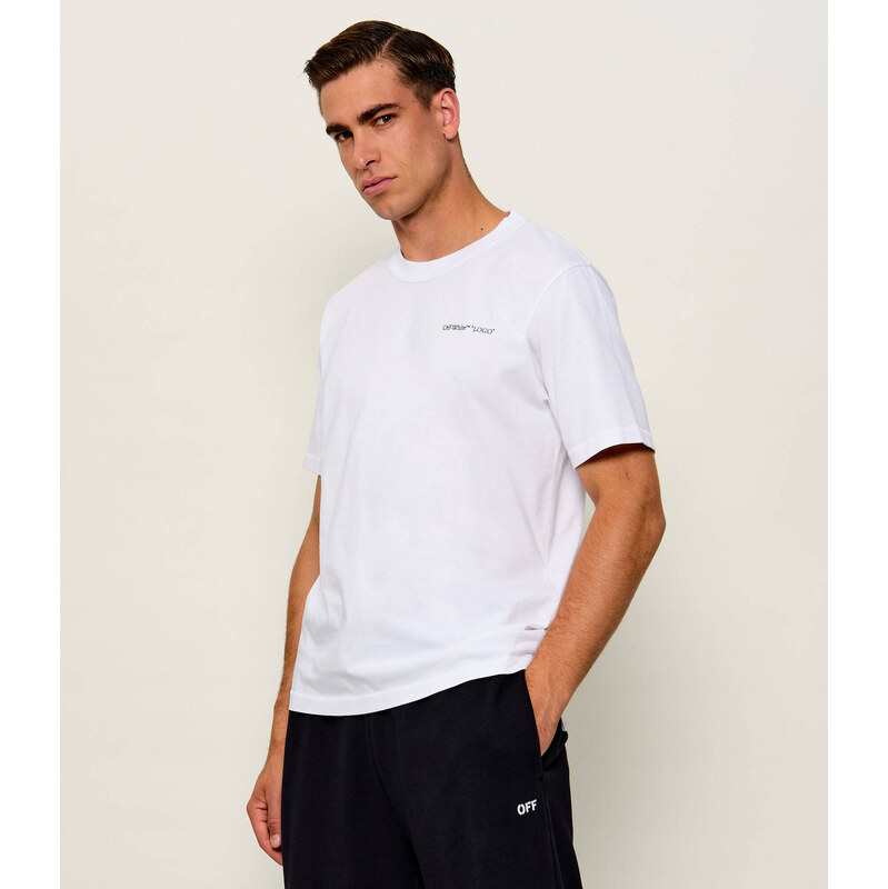 OFF-WHITE Tričko Logo Quote | regular fit