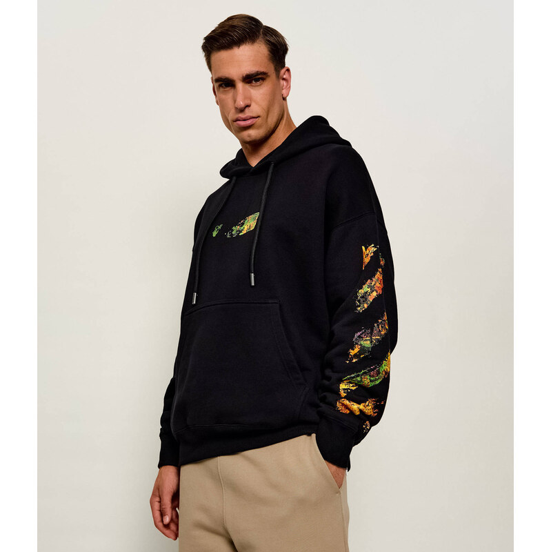 OFF-WHITE Mikina Spices Arrow Skate | Oversize fit
