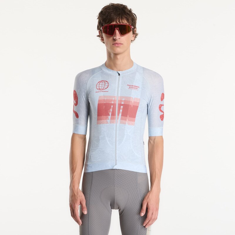 Dres Pas Normal Studios Mechanism Logo Jersey AOP RTN Light Aqua