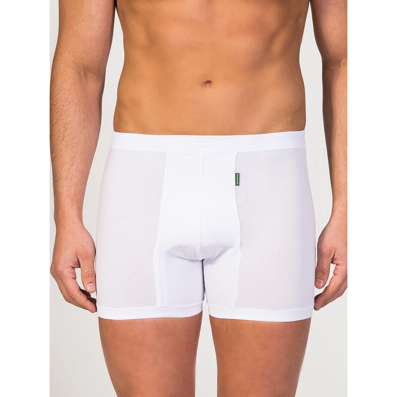 zd ZERO DEFECTS Boxerky Helios Egyptian cotton bílá