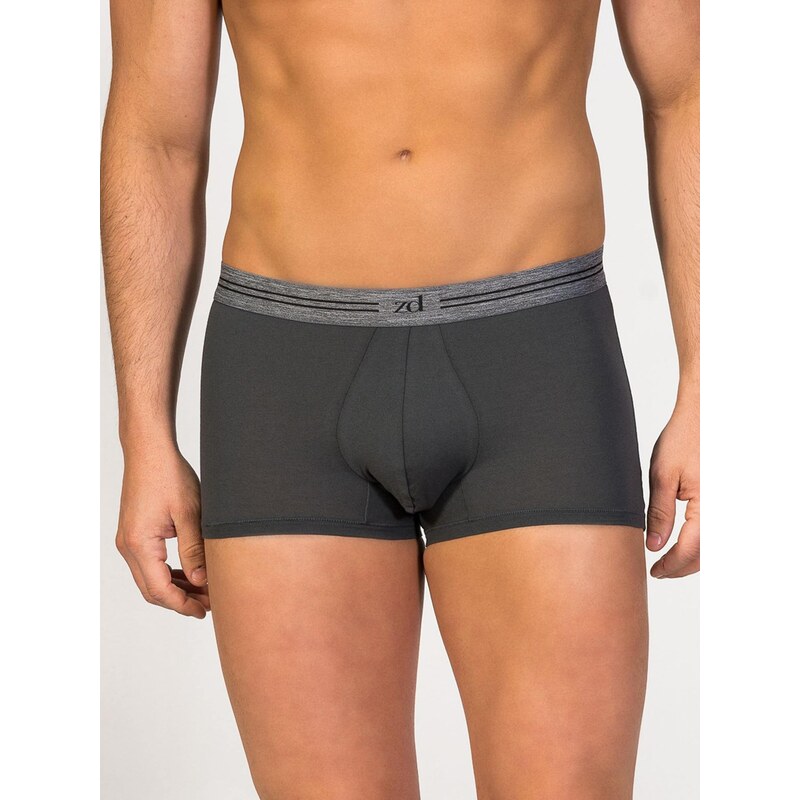 zd ZERO DEFECTS Boxerky Athens Egyptian cotton tmavě šedá
