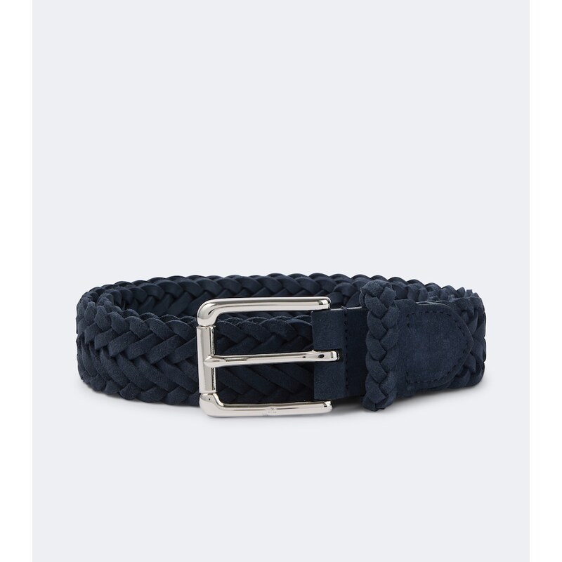 Ralph Lauren Purple Label Braided suede belt