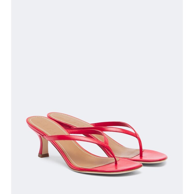 Staud Freja leather thong sandals
