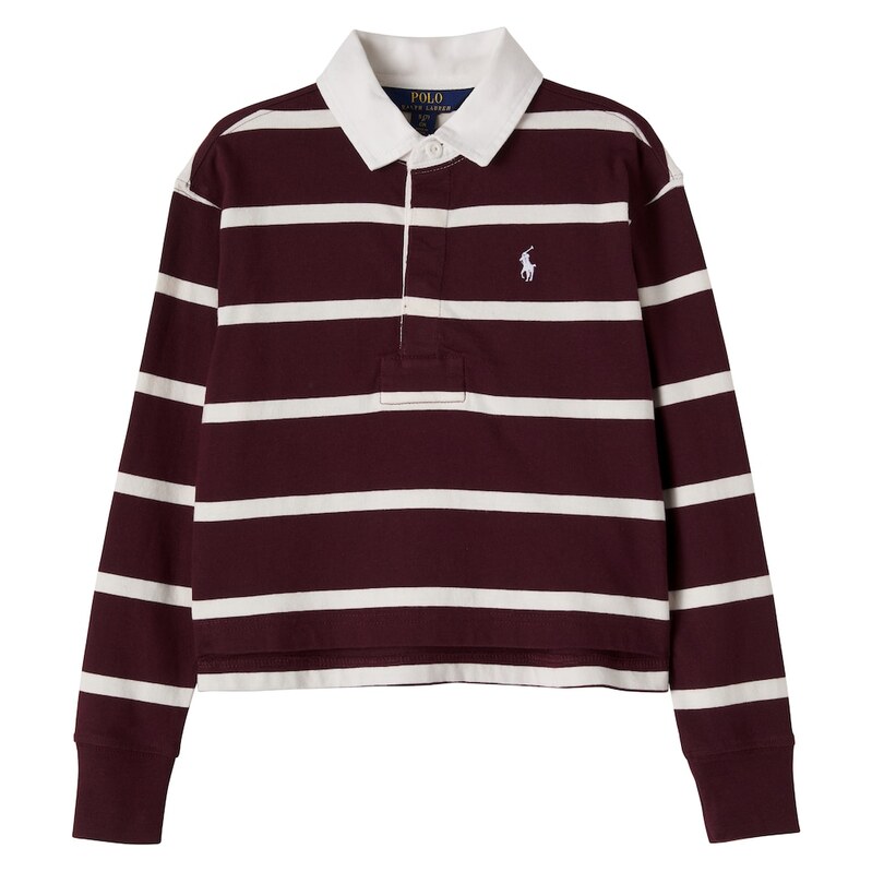 Polo Ralph Lauren Kids Striped cotton polo sweater