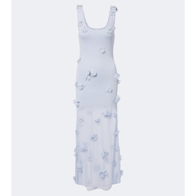 Simkhai Ivi floral-appliquÃ midi dress