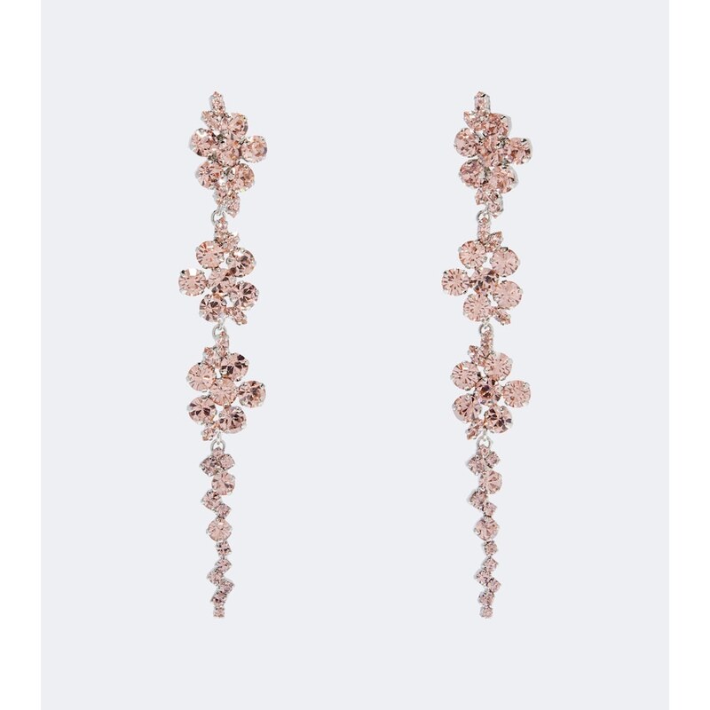 Simone Rocha Floral crystal-embellished drop earrings