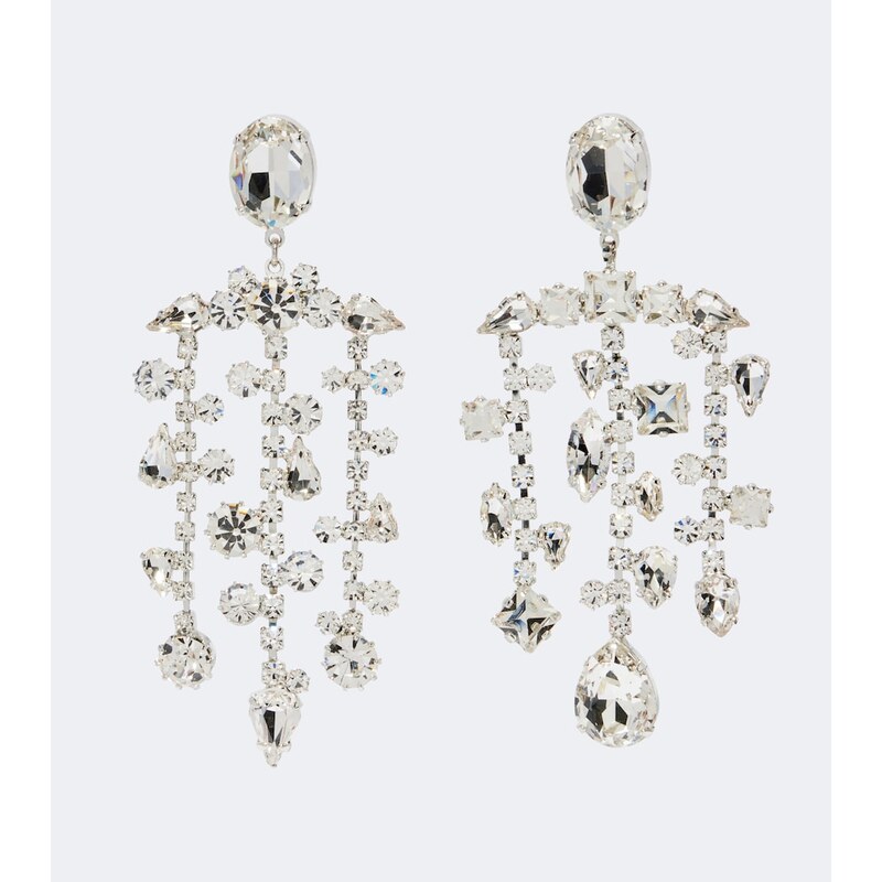 Magda Butrym Crystal-embellished drop earrings
