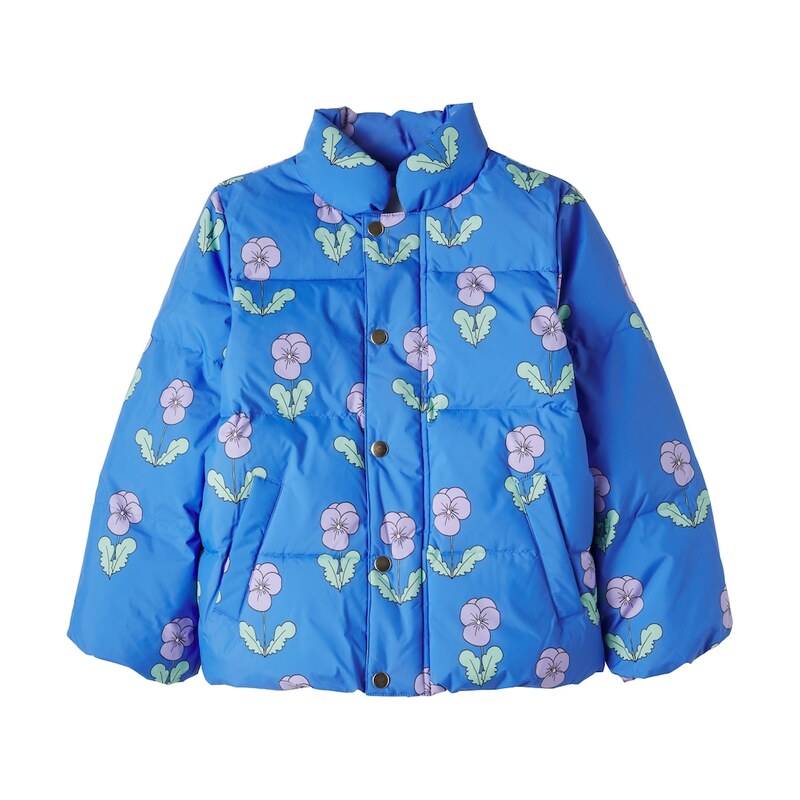 Mini Rodini Floral puffer jacket