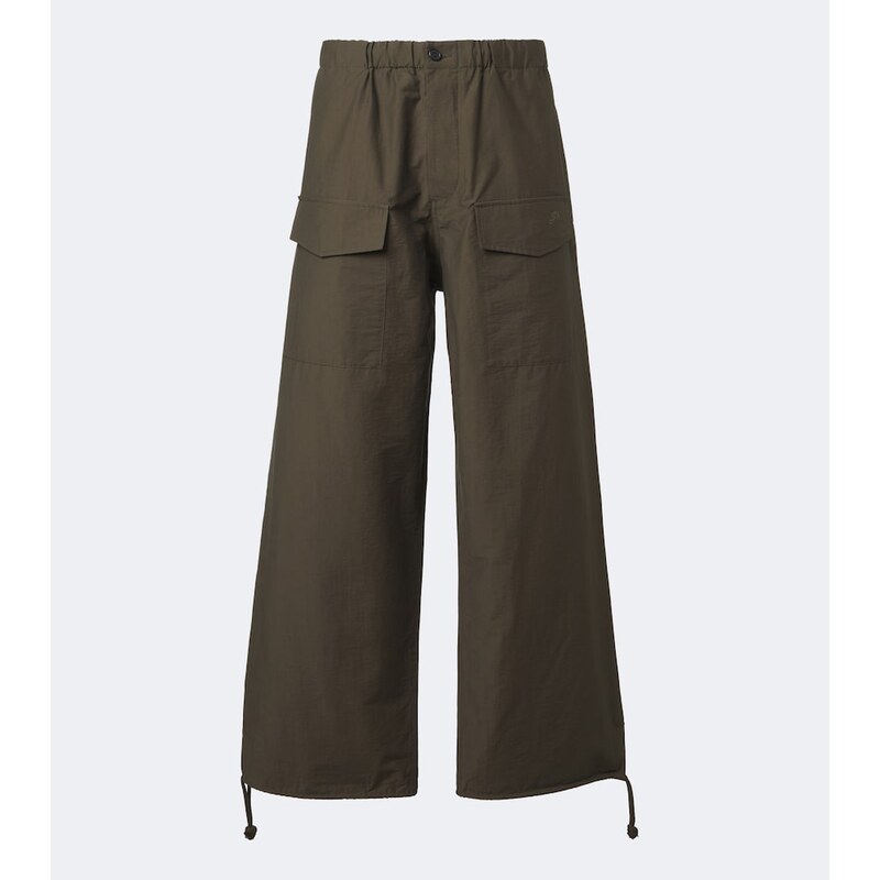 JW Anderson Cotton-blend wide-leg pants