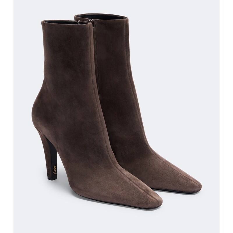 Saint Laurent Jill suede ankle boots