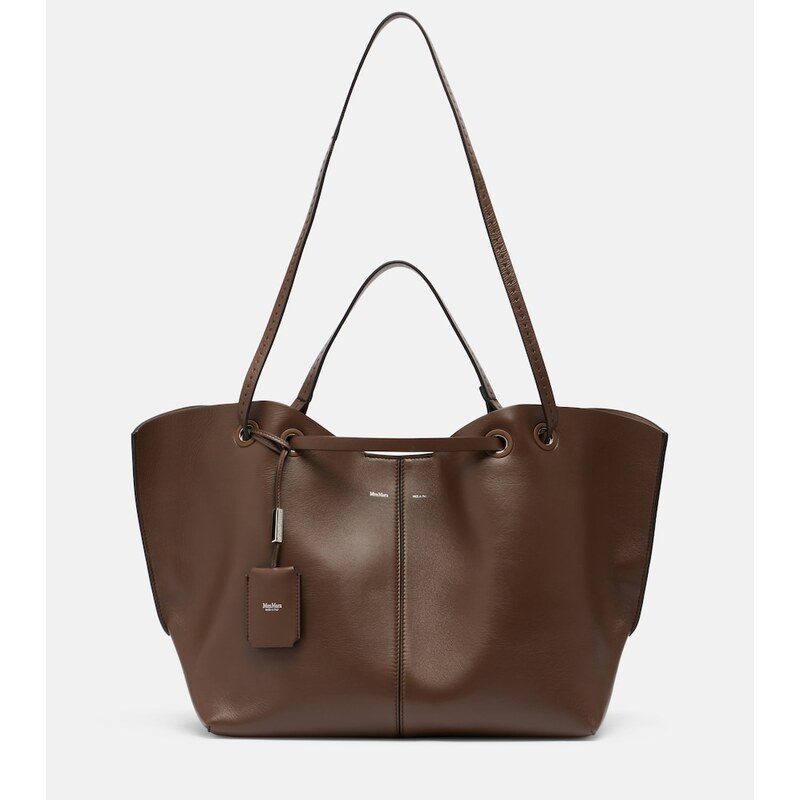 Max Mara Large leather tote bag