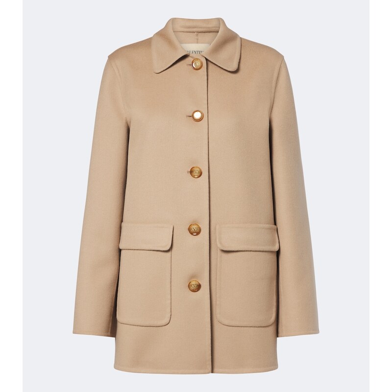 Valentino VLogo wool and cashmere jacket