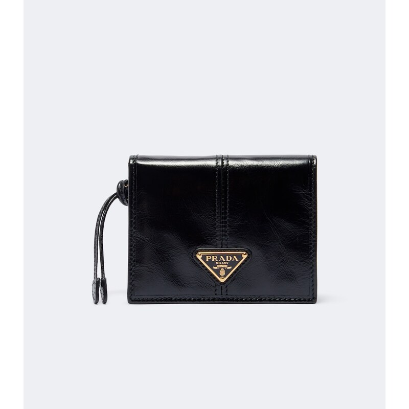 Prada Logo leather wallet