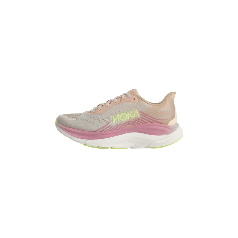 HOKA Běžecká obuv Clifton 11 svítivě žlutá / meruňková / pink