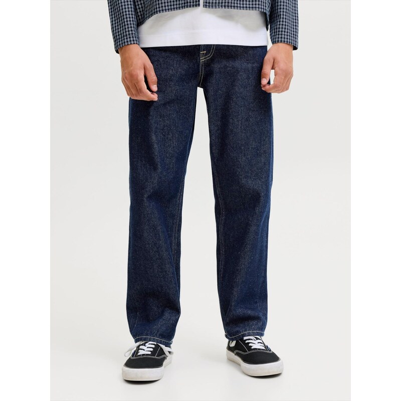 Jack & Jones Junior Džíny JJIChris JJOriginal marine modrá
