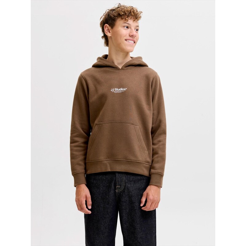 Jack & Jones Junior Mikina JJESoho pueblo / bílá