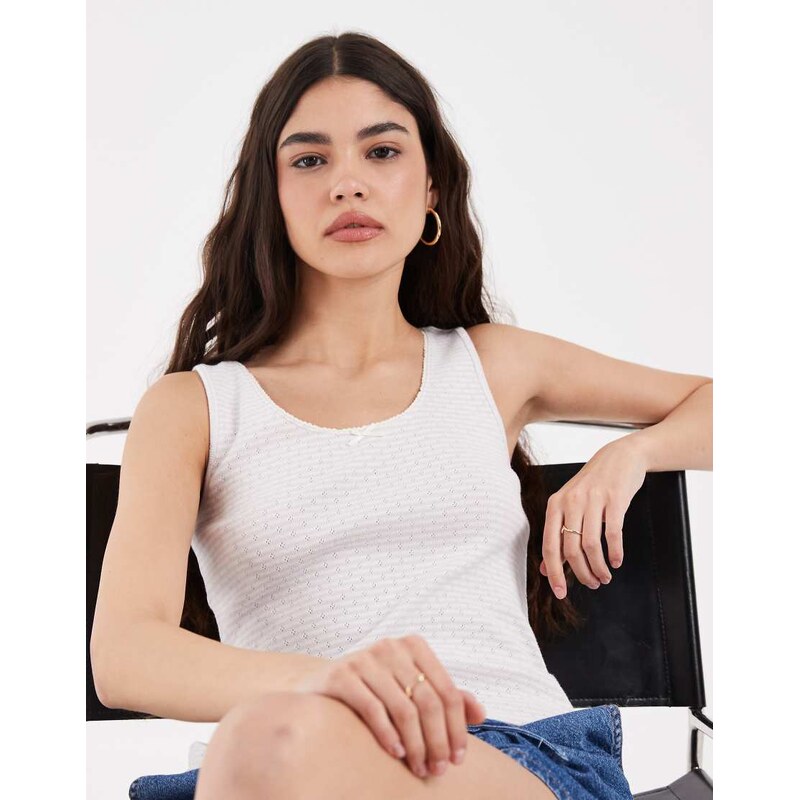 Levis sweetie striped tee with bow in lavender-Blue