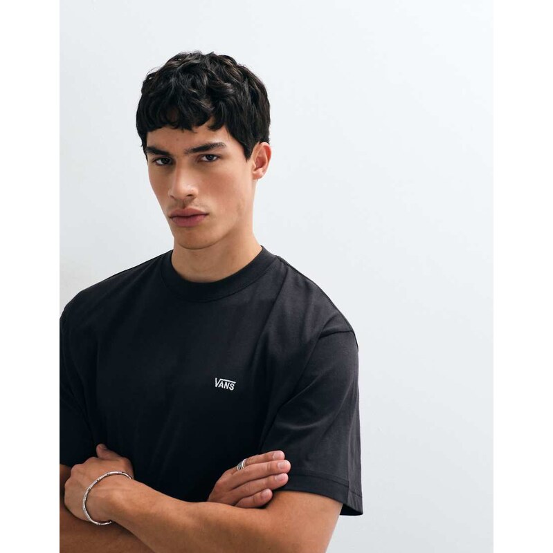 Vans Left Chest II loose t-shirt in black