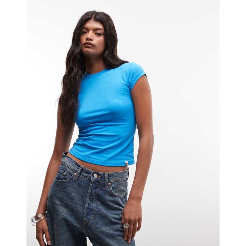 Collusion baby tee in blue