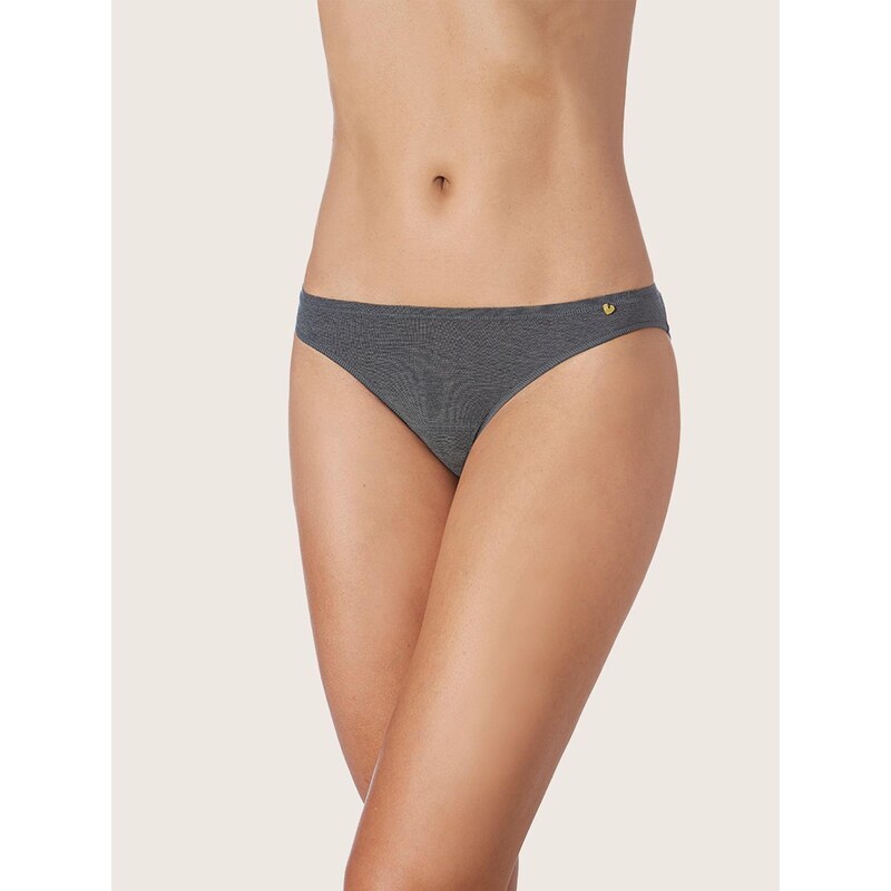 zd ZERO DEFECTS Kalhotky Venus low waist Soy fiber tmavě šedá